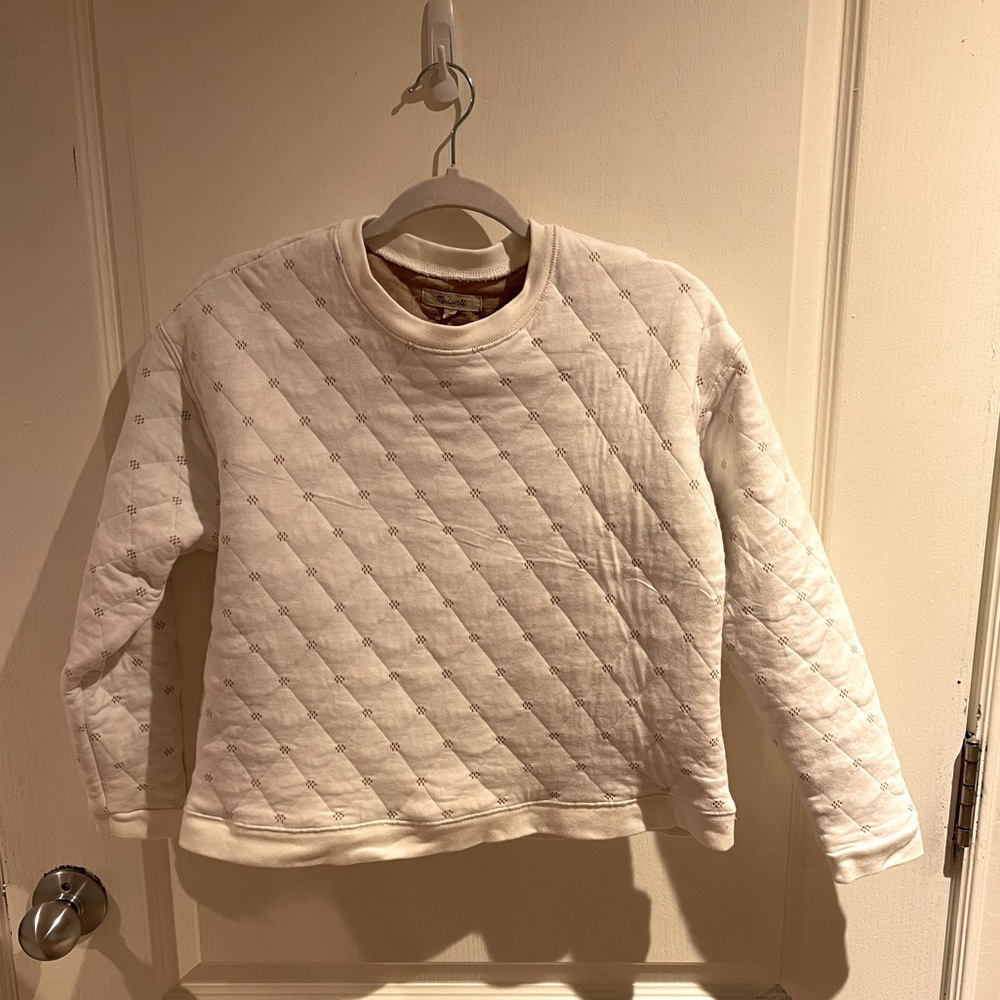 Madewell Quilted Sweatshirt